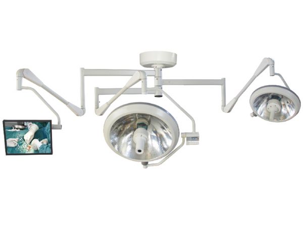 ZF700/500整體反射手術(shù)無(wú)影燈（中置攝像帶顯示器）
